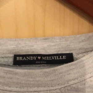 Brandy  Melville Grey Longsleeve